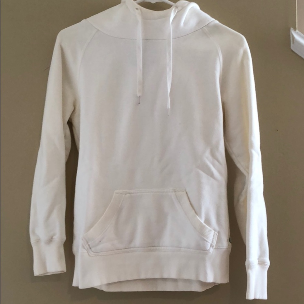 White sweatshirt